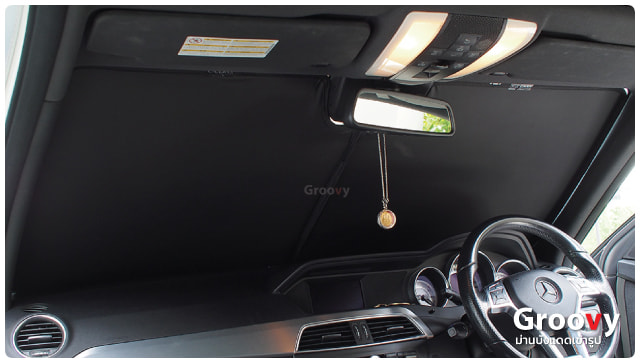 ม่านบังแดดหน้าสำหรับจอดรถ Groovy™