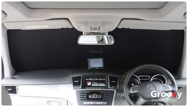 ม่านบังแดดหน้าสำหรับจอดรถ Groovy™