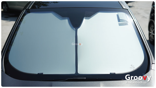 ม่านบังแดดหน้าสำหรับจอดรถ Groovy™