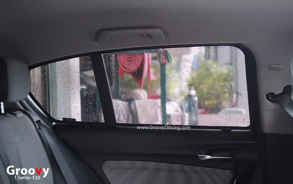 ม่านบังแดดบานประตูข้าง BMW 1 Series F20 ตรงรุ่น