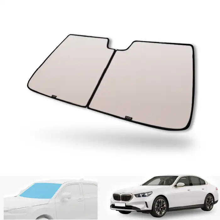ม่านบังแดดบานประตูข้าง BMW 5 series G60 ตรงรุ่น