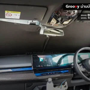 ม่านบังแดดบานกระจกหน้า BMW 5 series G60 ตรงรุ่น