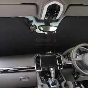 ม่านบังแดดรถยนต์ ม่านบังแดดสำหรับจอดรถ Porsche Cayenne Gen2 E2 92A