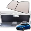 ม่านบังแดดกระจกหน้ารถ Mazda-2-Hatchback
