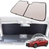 ม่านบังแดดกระจกหน้ารถ Mazda-2-Sedan