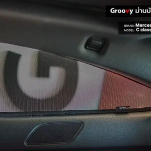 ม่านบังแดดบานประตูข้าง Mercedes Benz C-class Coupe C204 ตรงรุ่น