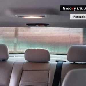 ม่านบังแดดบานกระจกหลัง (ฝาท้าย) Mercedes Benz C-class W204 sedan ตรงรุ่น