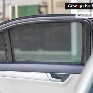 ม่านบังแดดบานประตูข้าง Mercedes Benz C-class W204 sedan ตรงรุ่น