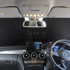 ม่านบังแดดบานกระจกหน้า Mercedes Benz C-class W205 ตรงรุ่น