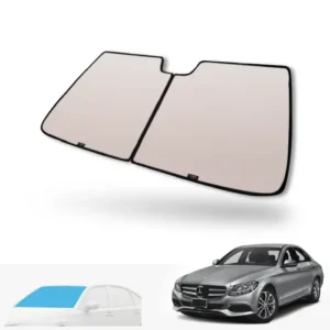 ม่านบังแดดบานกระจกหน้า Mercedes Benz C-class W205 ตรงรุ่น