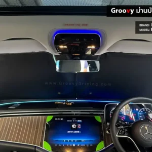 ม่านบังแดดบานกระจกหน้า Mercedes E-class W214 ตรงรุ่น