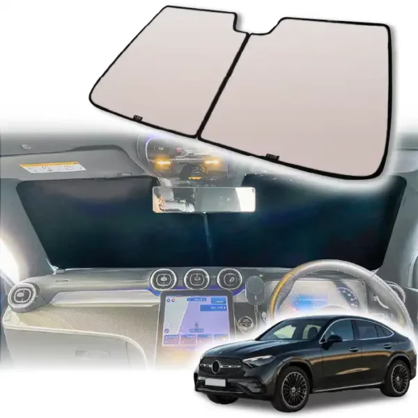 ม่านบังแดดรถยนต์ตรงรุ่นที่ดีที่สุดสำหรับ - Mercedes-GLC Coupe-C254 | Groovy®
