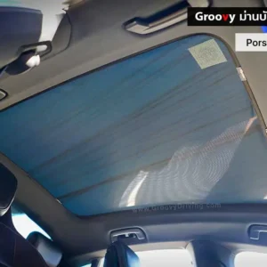 ม่านบังแดดบานกระจกซันรูฟ Porsche Taycan ตรงรุ่น