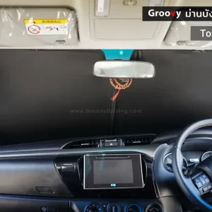 ม่านบังแดดรถยนต์ ม่านบังแดดสำหรับจอดรถ Toyota Hilux Revo 4 ประตู