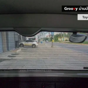 ม่านบังแดดบานกระจกหลัง (ฝาท้าย) Toyota Ventury H200 ตรงรุ่น
