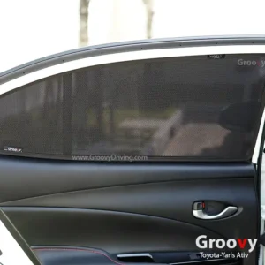 ม่านบังแดดบานประตูข้าง Toyota Yaris Ativ Gen1 XP150 ตรงรุ่น